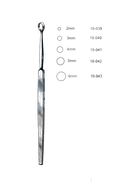 Fox Dermal Curette, 5 3/4" (14.5 cm), 6mm - Garana Industries