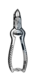 Nail Nipper, W/ Spiral Spring, Chrome 5 1/2" (14 cm) - Garana Industries