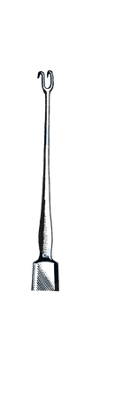 Guthrie skin Hook, Sharp, Double Prong, 1.5 mm Wide 5" (12.5 cm) - Garana Industries