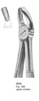 Extracting Forceps English Pattern Upper Molars