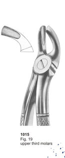 Extracting Forceps English Pattern Upper Third Molar