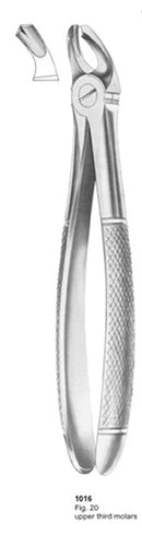 Extracting Forceps English Pattern Upper Third Molars