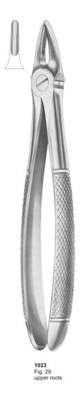 Extracting Forceps English Pattern Upper Roots