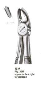 Extracting Forceps English Pattern Upper Molars Right For Children