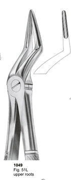 Extracting Forceps English Pattern Upper Roots