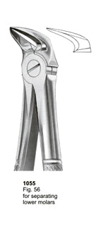 Extracting Forceps English Pattern For Separating Lower Molars