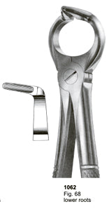 Extracting Forceps English Pattern Lower Roots