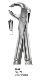 Extracting Forceps English Pattern Lower Molars