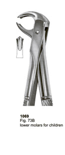 Extracting Forceps English Pattern Lower Molars For Children