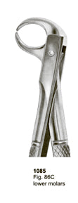 Extracting Forceps English Pattern Lower Molars