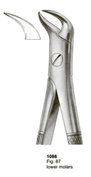 Extracting Forceps English Pattern Lower Molars