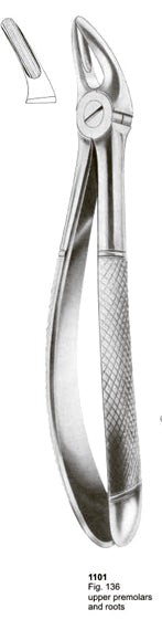Extracting Forceps English Pattern Upper Premolar And Roots