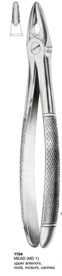 Extracting Forceps English Pattern Upper Anteriors Roots Incisors Canines