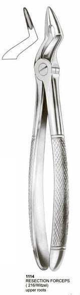 Extracting Forceps English Pattern Resection Forceps Upper Roots