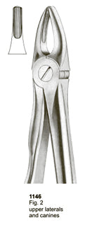 Extracting Forceps Fitting Handle Upper Laterals and Canines