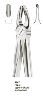 Extracting Forceps Fitting Handle Upper Incisors and Canines