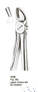 Extracting Forceps Fitting Handle Upper Molars Left For Children