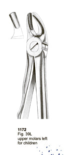 Extracting Forceps Fitting Handle Upper Molars Left For Children