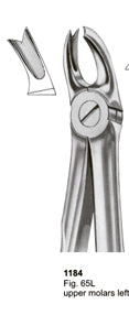 Extracting Forceps Fitting Handle Upper Molars Left