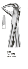 Extracting Forceps Fitting Handle Lower Roots