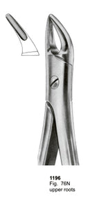 Extracting Forceps Fitting Handle Upper Roots
