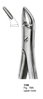 Extracting Forceps Fitting Handle Upper Roots