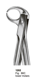 Extracting Forceps Fitting Handle Lower Molars
