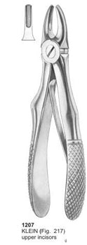 Extracting Forceps For Children Klien Upper Incisors