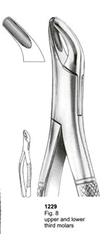 Extracting Forceps American Pattern Upper And Lower Third Molars
