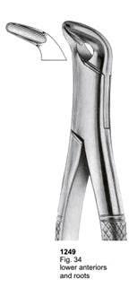 Extracting Forceps American Pattern Lower Anteriors And Roots