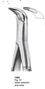 Extracting Forceps American Pattern Lower Anteriors And Roots