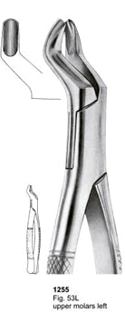Extracting Forceps American Pattern Upper Molars Left