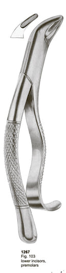 Extracting Forceps American Pattern Lower Incisors Premolars