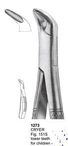Extracting Forceps American Pattern Lower Teeth For Children