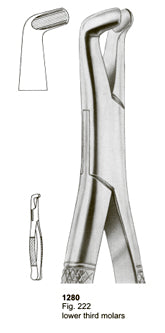 Extracting Forceps American Pattern Lower Third Molars