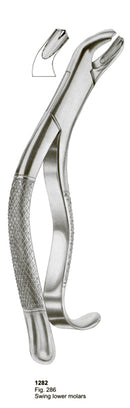 Extracting Forceps American Pattern Showing Lower Molars