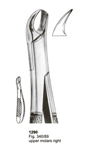 Extracting Forceps American Pattern Upper Molars Right