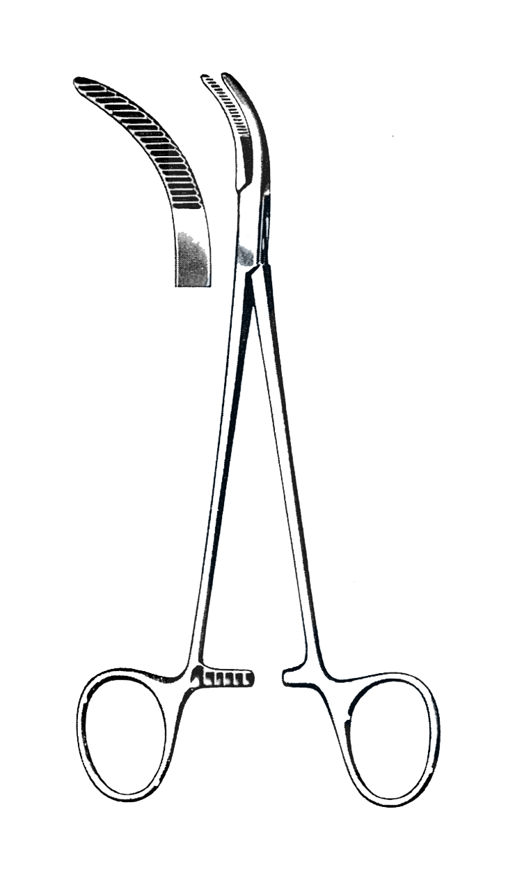 lahey Call Duct Forceps, Cross Serration 7 1/4" (18.5 cm) - Garana Industries