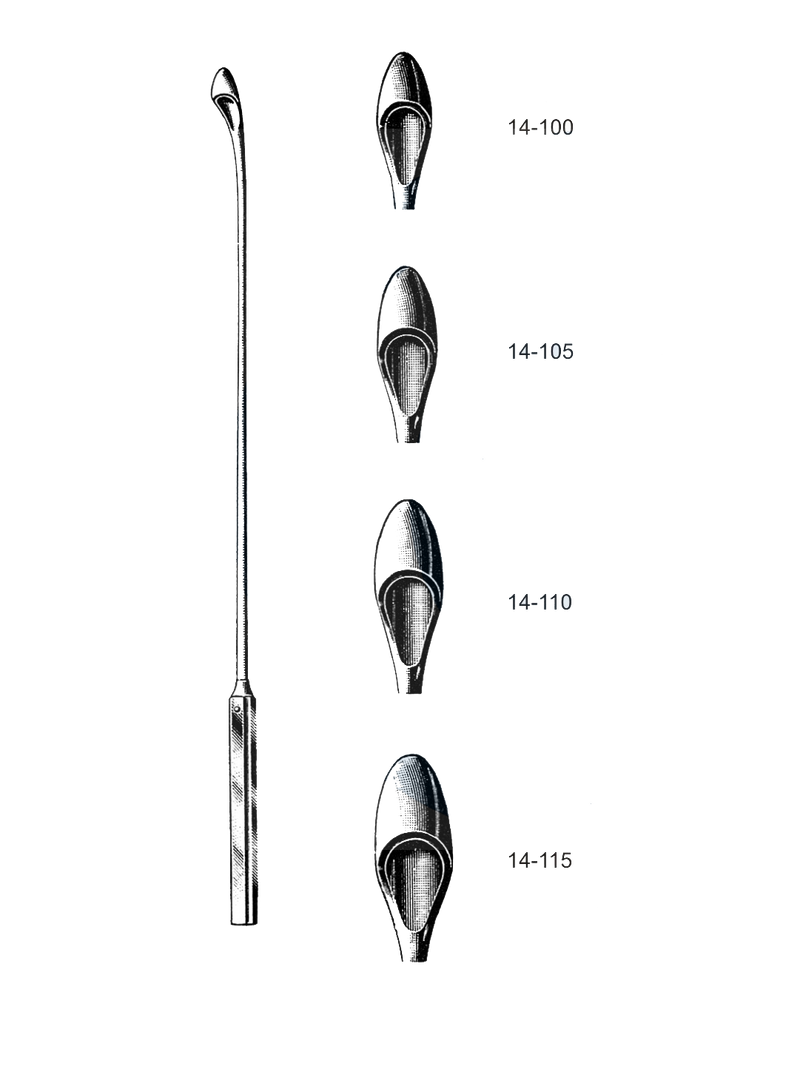 Desjardin Gall Stone Scoop, 11" (28 cm), 17 French - Garana Industries