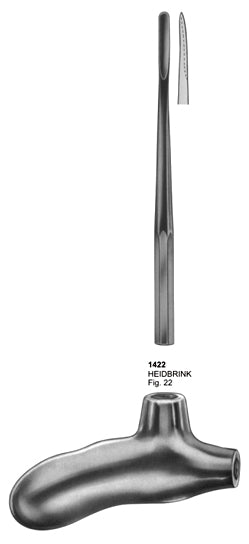 Root Elevator Adjustable Handle with Tip Heidbrink