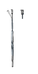 Flexible Shaft Retractor, 3 Sharp Prongs, 6 1/2" (16.5 cm) - Garana Industries