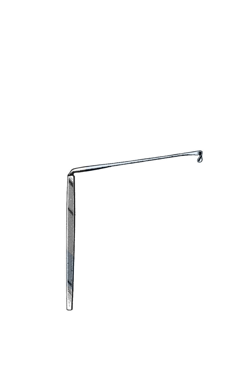 Love Nerve Retractor, 90° Angled, 8 1/2" (21.5 cm) - Garana Industries