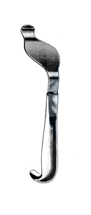 Bennett Tibia Retractor, 9 1/2" (24 cm), Narrow, 1 3/4" Blade (45 mm) - Garana Industries