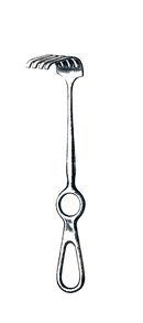 Israel Retractor, 4 Wide Prongs 8" (20 cm) - Garana Industries