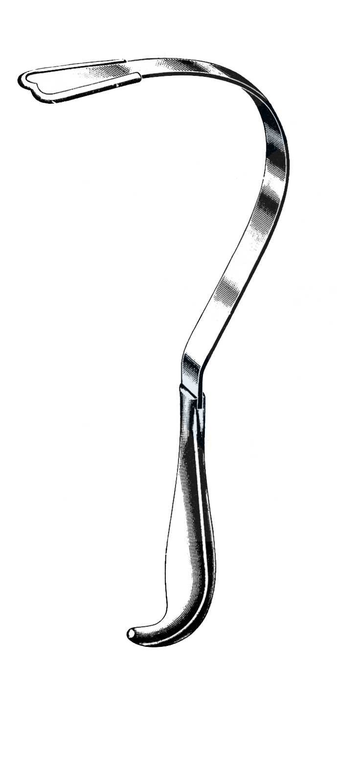 Harrington Retractor, 12 1/2" Grip Handle, 1 1/2" Blade (40 mm) - Garana Industries