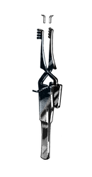 Heiss Retractor, Self-Retaining, 4" (10 cm), Sharp (5 mm Prongs) - Garana Industries