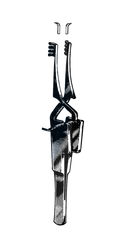 Heiss Retractor, Self-Retaining, 4" (10 cm), Blunt (5 mm Prongs) - Garana Industries