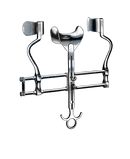 Balfour Retractor, 7" Spread (18 cm), Sliding Bar, 2 1/2" Deep (63 mm) W/ Solid Blades, Center Blade 1 3/4" x 3 1/4" (45 mm x 80 mm) - Garana Industries