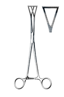 Duval Lung Grasping Forceps, 1" Jaw 8" (20 cm) - Garana Industries