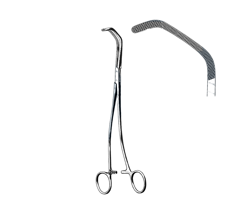 Satinsky Vein Cava Clamp 10 1/4" (26 cm) - Garana Industries